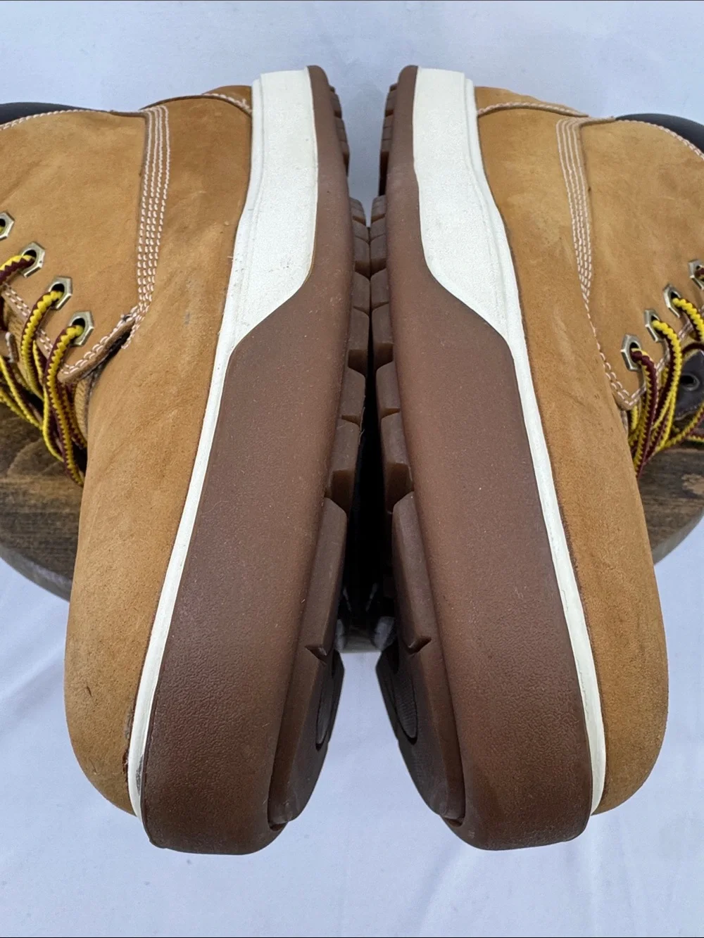 Timberland Men's Maple Grove Wheat Nubuck Leather Chukka Boots, sz 9